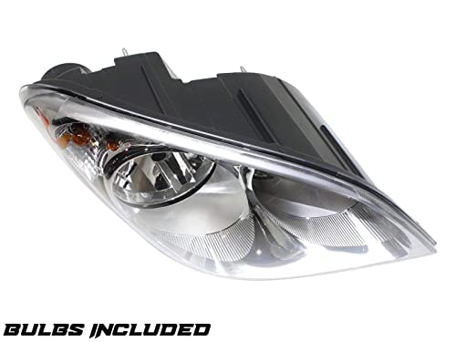 Optix Compatible With Freightliner Cascadia Headlight - Driver Passenger Side Pair - Dot Sae Compliant - Direct Oem Replacement Lamp Housing For 2008-2017 Cascadia - Bulbs Not Included #TOP5