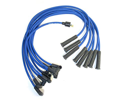 Pertronix 808321 Flame-Thrower Blue 8mm 8 Cylinder Spark Plug Wire