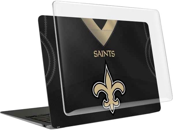 Skinit Laptop Case Plus Skin Compatible with MacBook Air 15in (2023) - Officially Licensed NFL New Orleans Saints Team Jersey Design