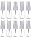 LASSUM 10 Pack 10ml/0.35oz Fine Mist Spray Bottle Clear Plastic Mini Spray Bottle for Essential Oils Makeup and Perfume