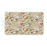 Bügelunterlage für Tisch Orange Rosa Blumen Bügeltuch Hitzebeständig rutschfeste Hitzeschutzmatte für Dampfbügeleisen Tragbares Bügelmatte für Reisen und Zuhause 80x50cm (1 Stück)
