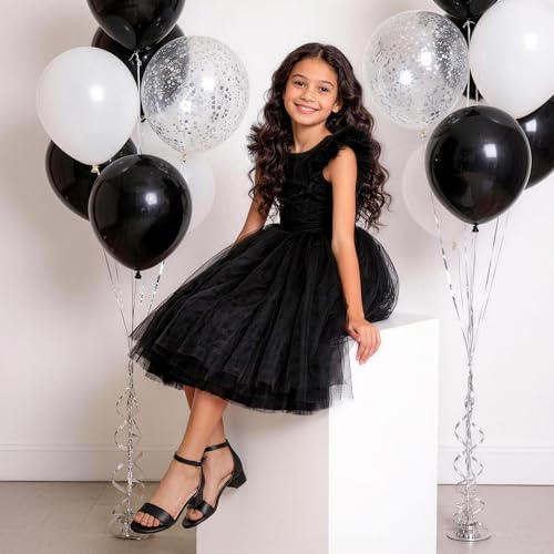 Image of DREAM PAIRS Girls Sandals Low Heel Dress Pump Ankle Strap Flower Wedding Party Shoes for Little Kid /Big Kid