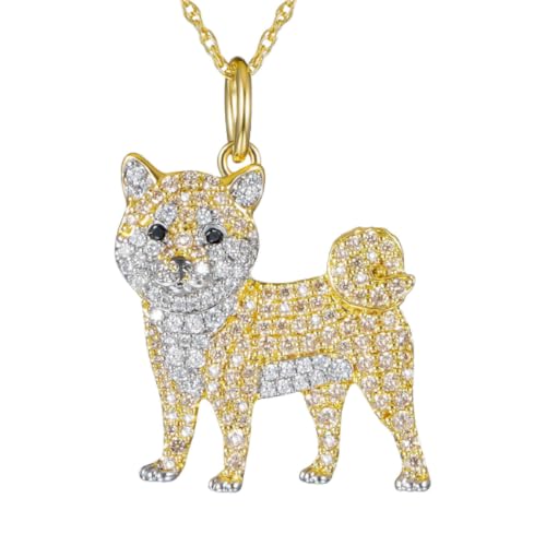 Cadeau de mémoire chien collier Shiba Inu pendentif chiot mignon