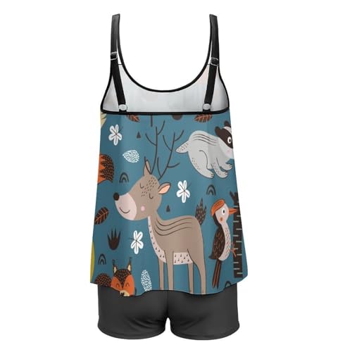 Ensemble bikini tankini renard de qualité supérieure avec finitions soignées - 5