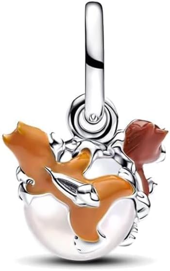 Mickey Christmas Wreath Charm Fit Women Bracelet Necklaces Fashion Gifts 925 Sterling Silver DIY Jewelry - Image 3