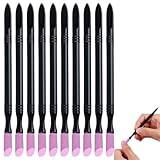 10 STÜCK PACK DOPPELKÖPFIGES NAGELHAUTFEILE STEIN, QUARZ STIFT NAGEL, NAGELSCHLEIFSTIFTE FÜR NAGELPFLEGE UND DAS STYLING, NAGELSCHLEIFSTIFTE