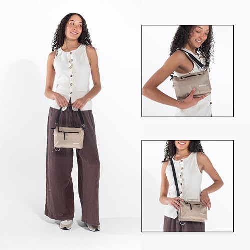 Image of Sherpani Mei, Small Anti Theft Crossbody Purse, Lightweight Cross Body Bag, Handbags, Fashion Trio Bag