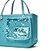 BOGG BAG - Original, Large Tote - Turquoise and Caicos, White Buttons - 19in L x 9in W x 14in H - Beach, Pool, Boat, Sports - All Purpose EVA - Lightweight, Washable, Durable