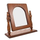 Diseño francés sofisticado: espejo de madera, la estética de inspiración francesa del espejo un toque refinado y artístico a su dormitorio, mejorando la decoración y el general, espejo de tocador de tocador, espejo de tocador de dormitorio