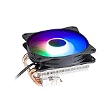 4 Kupfer-Heatpipes Direktkontakt-CPU, kompakte Aluminiumlamellen machen es zu einer hervorragenden Lösung für TDP bis 95W.