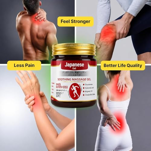Image of Culina Pain Relief Gel | Joint & Muscle Pain Relief Massage Gel | Japanese Formula with Arnica, Mugwort & Hyaluronic Acid | Fast Absorbing Herbal Gel for Back, Neck, Knee, Shoulder & Leg Pain | 100g, PACK OF 1