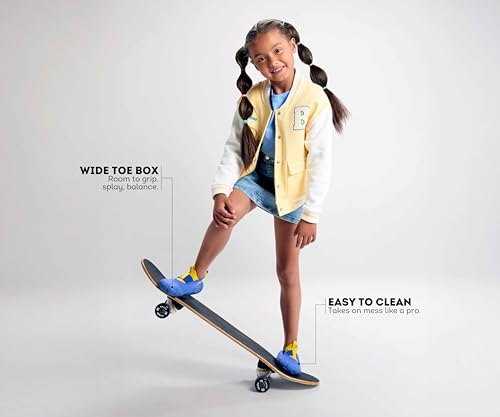 Image of ARETTO Expanding Purple Kids Shoes for Growing Feet - Boys & Girls Footwear, Baby Girl Shoes, Sneakers for Boys, Baby Shoes & Comfortable Shoes for Kids | Age 1-9 Years