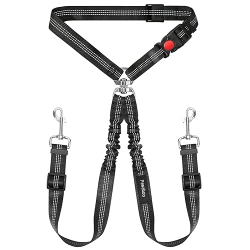 Pawaboo Dual Dog Car Harness