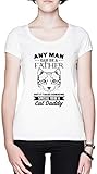 Photo Gallery cat daddy bianca donna maglietta white men s t-shirt tee Photo Gallery cat daddy bianca donna maglietta white men s t-shirt tee