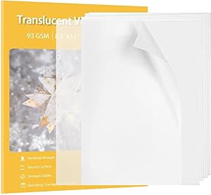 Lazydrop Transparent Pergamentpapier, 110 Blatt