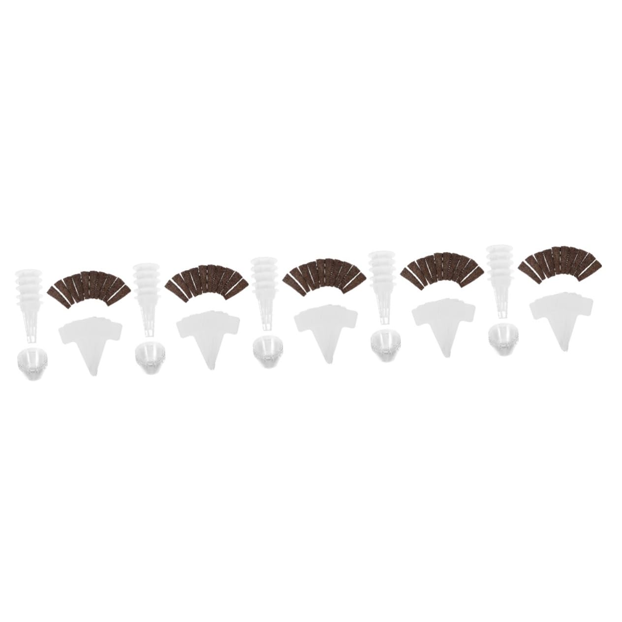 SUPVOX 5ensembles Set De Culture Hydroponique avec Paniers Et Éponges Kit Complet pour Plantes Soilless Accessoires pour Aérogarden