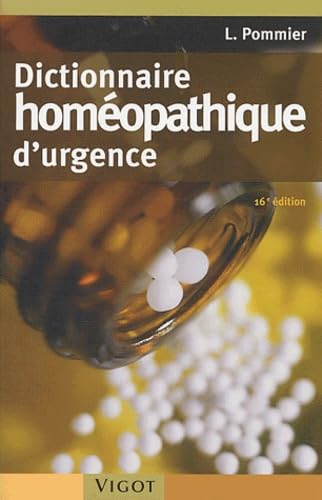 VIGOT - Dictionnaire homéopathique d'urgence - -31%