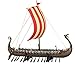 Design Toscano Drekar The Viking Longship Collectible Museum Replica Statue, 13 Inch, Full Color