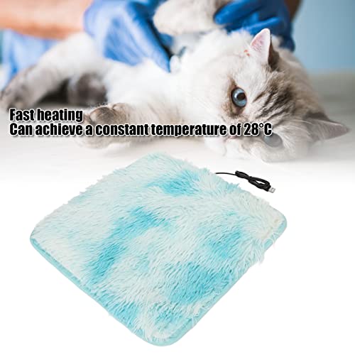 Tapete Quente para Cama de Gato, Flanela Profissional Portátil à Prova d'água 28 ℃ Temperatura Cons