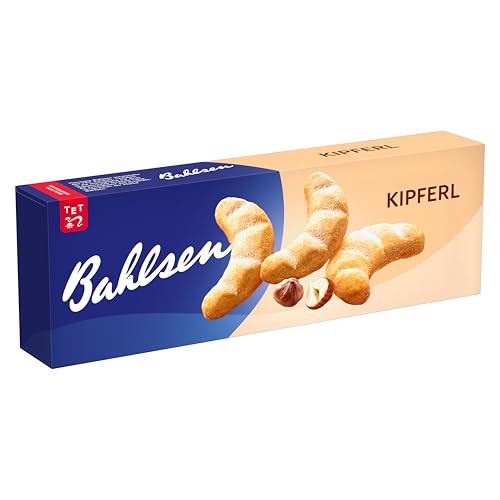 Bahlsen Kipferl - 1er Pack - Mürbegebäck mit fein gemahlenen Haselnüssen (1 x 125 g)