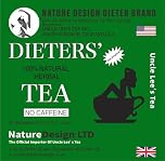 Dieters Drink Green Slimming Tea Dieters Tea with new Ecofriendly packaging with 93% reduced CO2 impact