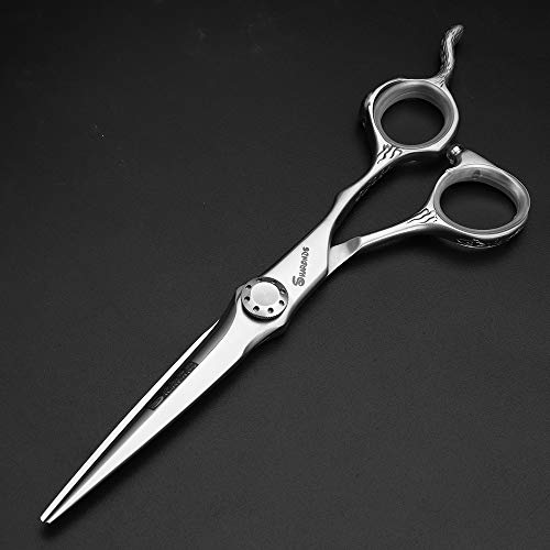 Ciseaux de coiffure argent de 15,2 cm pour coupe de cheveux et pointes abîmées - 4