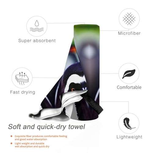 Serviette de bain séchage rapide microfibre absorbante grande taille enfant - 4