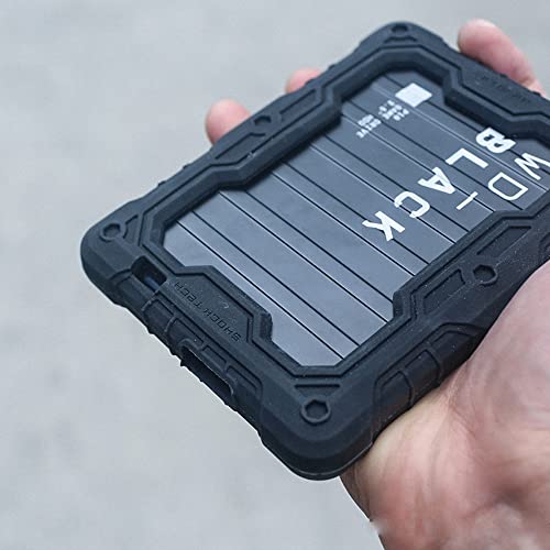 Fat Bear Fatbear Tactical Military Rugged Shockproof Armor Protective Skin Case Cover For Western Digital Wd Black P10 2Tb 4Tb 5Tb Mobile Hard Drive(For P10 4 5Tb)