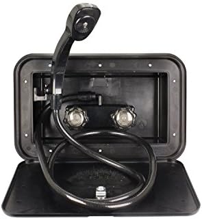 JR Products (5M103-A Black Exterior Shower