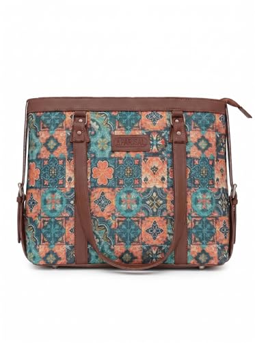 Image of Stylish Tote Bags for Office Use | Laptop Bag 15.6 inch | Purse for Women | Vegan Leather Handbag | Daily & Travel Use |
