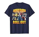 Transformers Retro Autobots Roll Out Group Shot T-Shirt Small