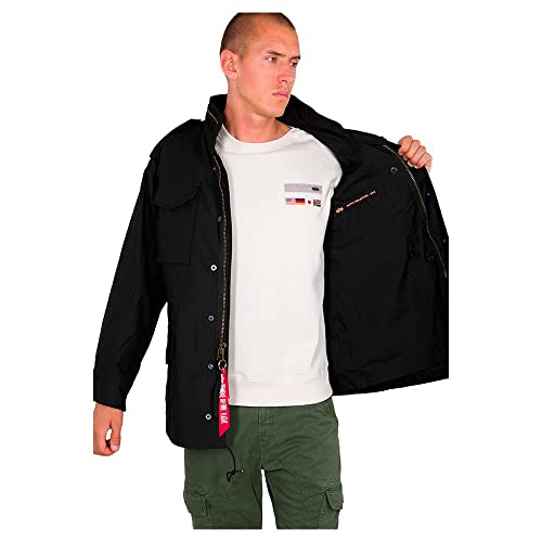 Alpha Industries M-65 Feldjacke für Herren Black – Ansicht 6