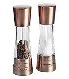 Cole & Mason Derwent Gourmet Precision Copper Salt and Pepper Mill Set with...