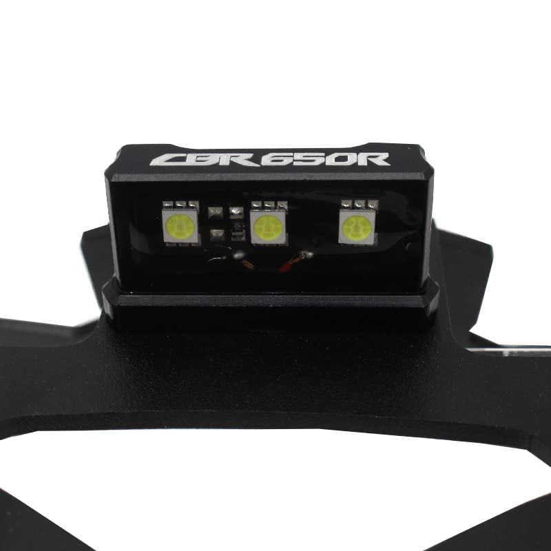 Kennzeichenhalter Motorrad Passend for Honda CB650R CBR650R 2021 2022 CB/CBR 650R Motorrad-Kennzeichenhalter hinten Schwanz ordentlich Fender Eliminator(No Mark)