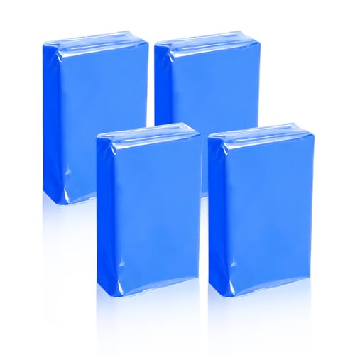 KVAEY 4PCS Car Clay Bars, 100g Premium Grade Magic Clay Bar for Auto Detailing Washing, Damage Free No Scratch Clay Bars Cleaner for Vehicle Paint Surface Glass, Car Accessories