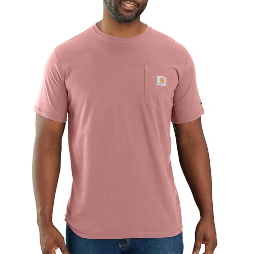 Image of Carhartt Men's Force Relaxed Fit Midweight Short-Sleeve Pocket T-Shirt