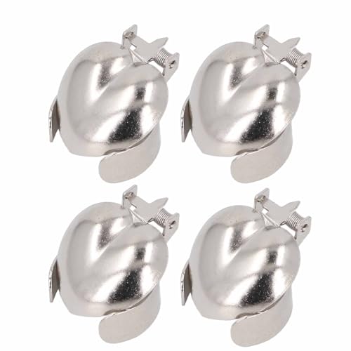 Automatic Candle Stopper, Exquisite Widely Applicable Automatic Candle Snuffer for 0.7?1inch Diameter (Heart Shape Silver)