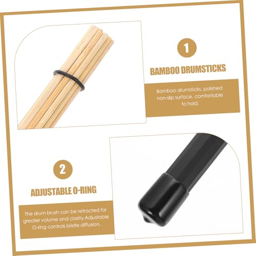 Baquetas profesionales para percusión Mallets resistentes y duraderas para bateristas miniatura 3