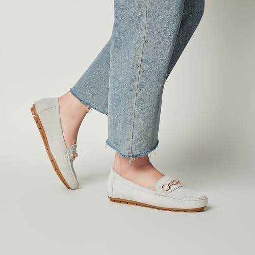 Image of Women's Business Loafers Work Casual Flats Shoes Lightweight Penny PU Leather Slip On Walking Shoes