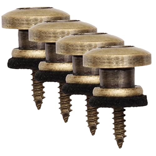 Garneck 4 Piezas Botones de Correa de Guitarra Antideslizantes de Metal Eléctricas y Acústicas Botones de Seguridad Correa de Guitarra Instalación y Durable