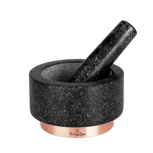Berlinger Haus Mortero de granito 14 x 8 cm Black Rose Collection BH-8608