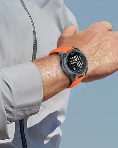 Bracelet Garmin Instinct 3 étanche et réglable en silicone léger - 3