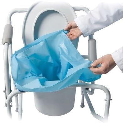 MTS Medical Supply Sani-Bag Plus Commode Liner, 100 Count
