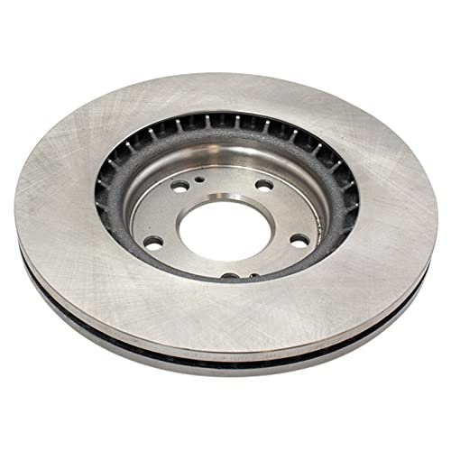 Image of TRQ Front Ceramic Brake Pad and Rotor Kit Compatible with 2015-2019 Hyundai Sonata 2015-2020 Kia Optima 2021-2024 Hyundai Kona Electric - Verify Fitment & Trim