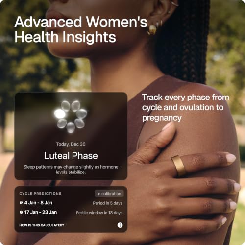 Image of ULTRAHUMAN Ring AIR - Brushed Rose Gold - Size 5 - Smart Ring | No App Subscription Fee | Size First with Sizing Kit | Sleep, Activity & Heart Rate Tracking | Fitness Ring for Men & Women