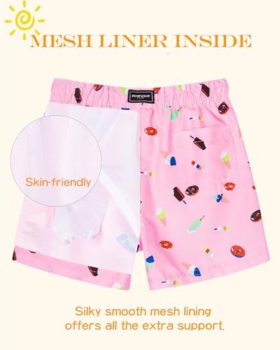 Image of SURF CUZ Surfcuz Little Boys Swim Trunks UPF 50+ Toddler Beach Shorts Swimsuit Kids Quick Dry Swimwear