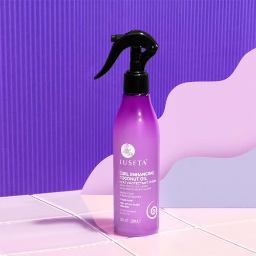L Luseta Luseta Curl Enhancing Heat Protectant Spray Define Curls & Resotre Bounce For Curly And Wavy Hair,Protect Hair From Heat Damage,Frizz-Free For Women And Men 8.5Oz thumb #1