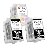 Amazon.co.jp: BC-365XL+BC-366XL 各1個セット 互換 詰め替えインク