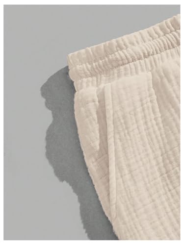 OYOANGLE Men's Athletic Joggers Stretch Tapered Sweatpants Elastic Waist Drawstring Pants with Pockets3