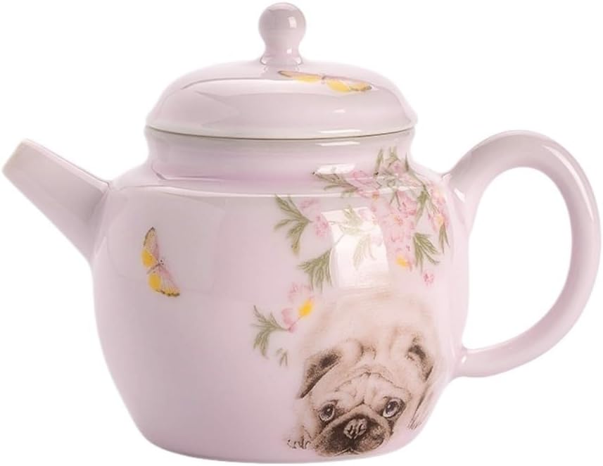 オールドニッポン 約24cm 金盛り 花紋 チョコレートポット ティー